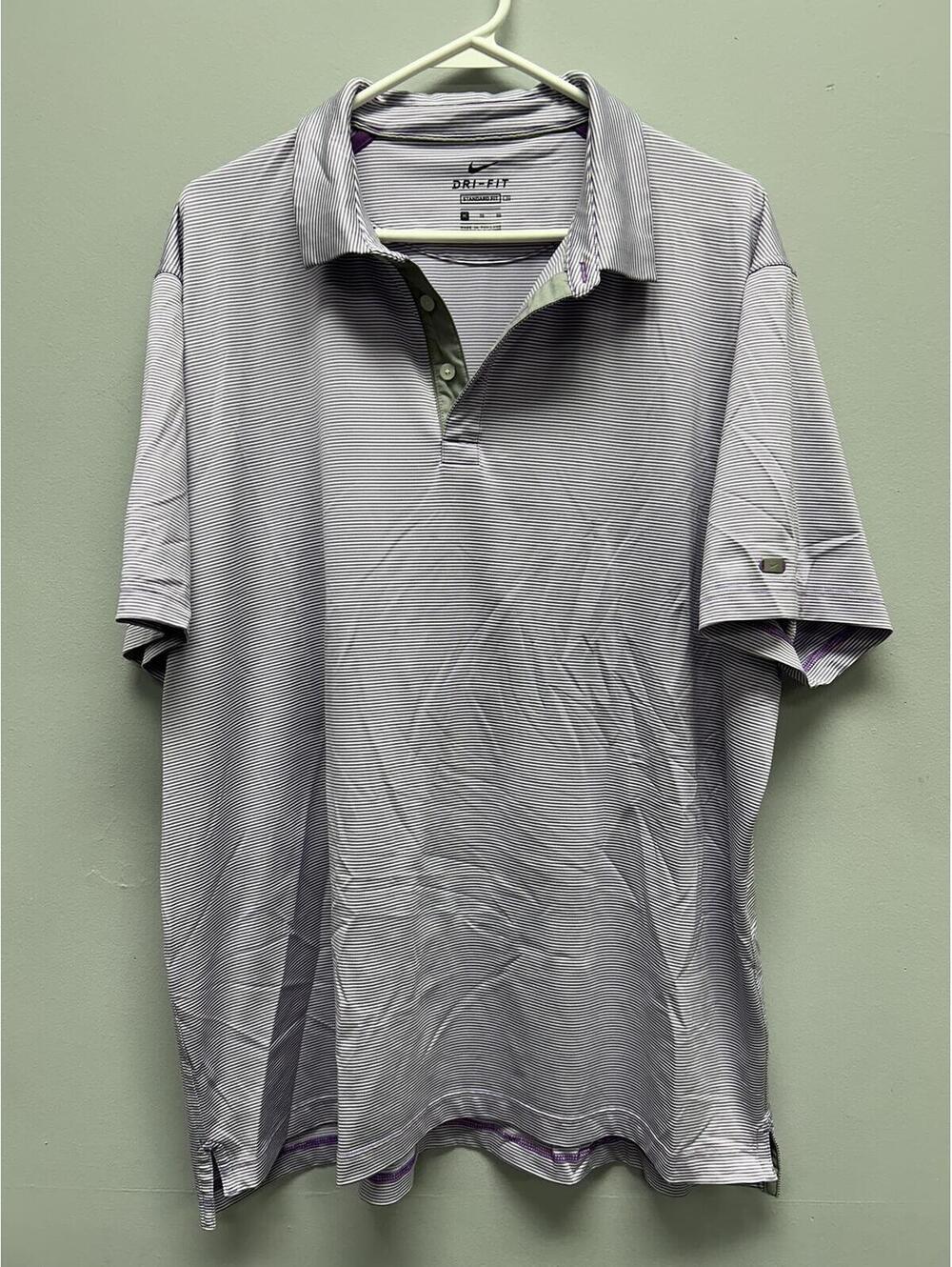 Nike Dri-FIT Striped Golf Polo Shirt
